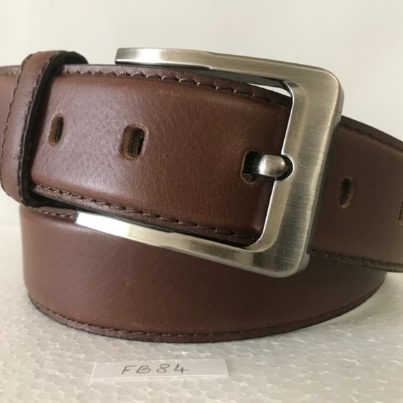 Brown Wingtip Belt Chocolate color Business Casual - Picture 2 of 5